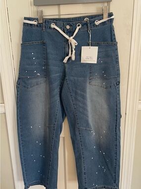 Cicy Bell Women’s Baggy Wide Leg Jeans